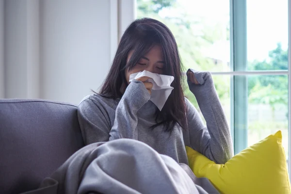 อาการของไข้หวัดใหญ่สายพันธุ์ A และ ไข้หวัดใหญ่สายพันธุ์ B