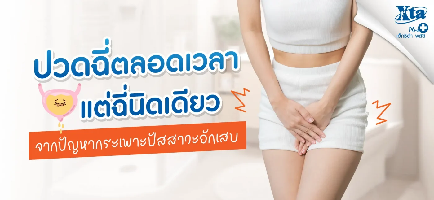 ปวดฉี่ตลอดเวลา แต่ฉี่นิดเดียว ผู้หญิง วิธีแก้ จากปัสสาวะอักเสบ eXta Plus