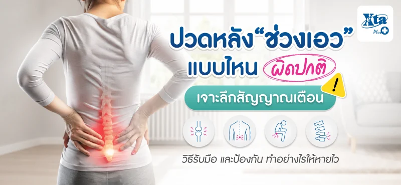 ปวดหลังช่วงเอวแบบไหนผิดปกติ เจาะลึกสัญญาณเตือนและวิธีรับมือ